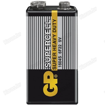 Батарейка крона GP Supercell 6F22/1604S-2UE1